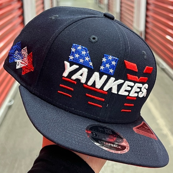 YANKEES 🔥🔥 NEW ERA 9FIFTY Slim Crown Navy World Series Strapback Hat $34… - Picture 3 of 15